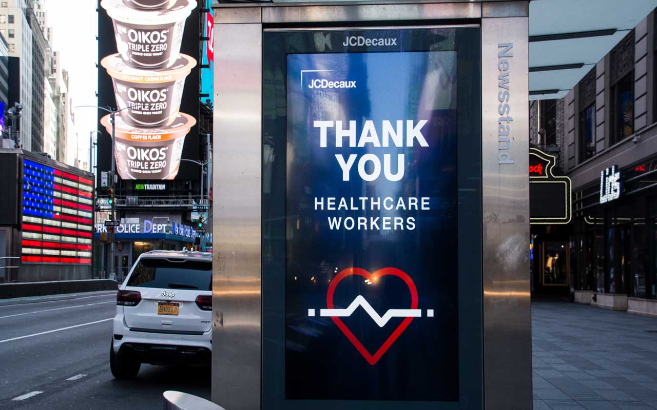 a digital sign in nyc